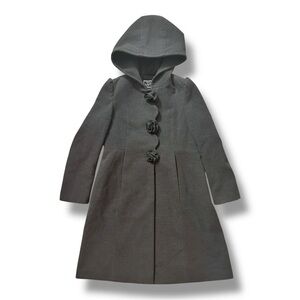 Rothschild | Hooded Charcoal Rosette Coat (16)